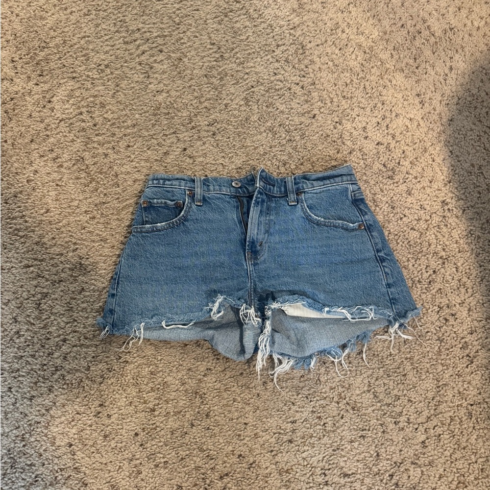 Abercrombie & Fitch Blue Jean Shorts
